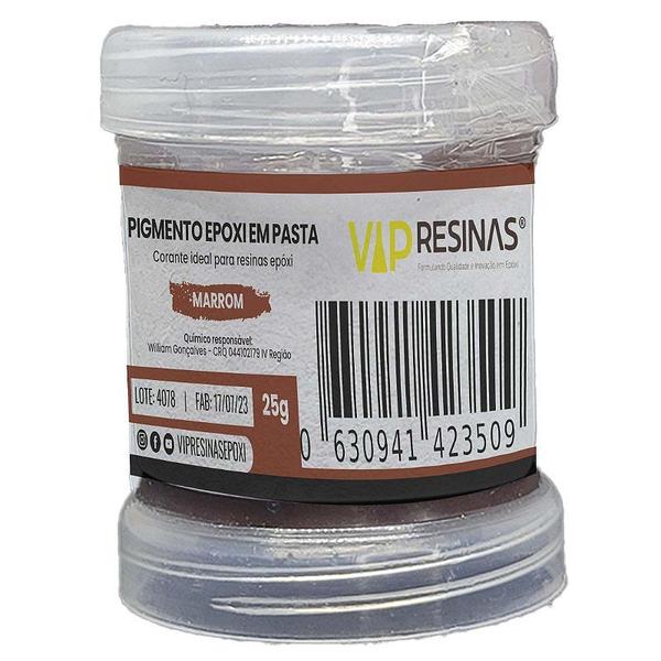 Imagem de Pigmento Epóxi P/Resina Pasta Cores Sólidas 25g Vip Resinas