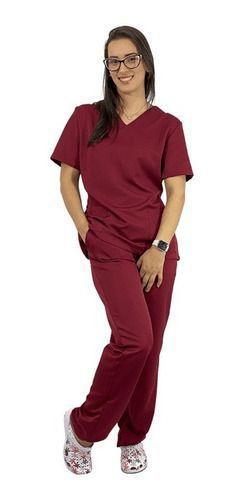 Pijama Cirúrgico 100% Poliéster - Enfermagem - Médica - Fem. - Dona Moça Imagem de Pijama Cirúrgico 100% Poliéster - Enfermagem - Médica - Fem.