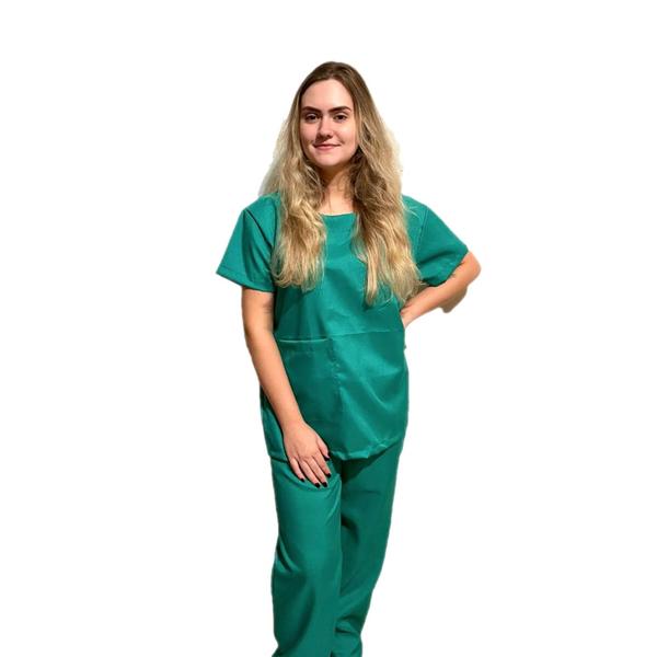 Imagem de Pijama Cirúrgico Conjunto Hospitalar-unissex-scrub-oxford