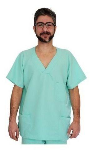 Imagem de Pijama Cirúrgico Masculino Hospitalar Oxford Secagem Rápida