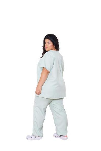 Imagem de Pijama Cirúrgico Unissex Conforto Gabardine Plus Size Ph - S