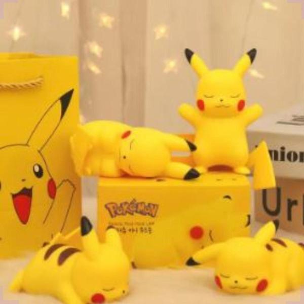 Imagem de Pikachu Pokémon Luminária Led Abajur Para Quarto Infantil