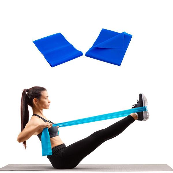 Imagem de Pilates Yoga Faixa Elastica Para Exercicios Tensao Leve