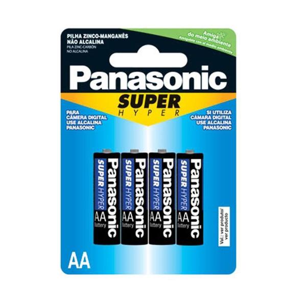 Imagem de Pilha Aa Com4 Super Hyper Panasonic