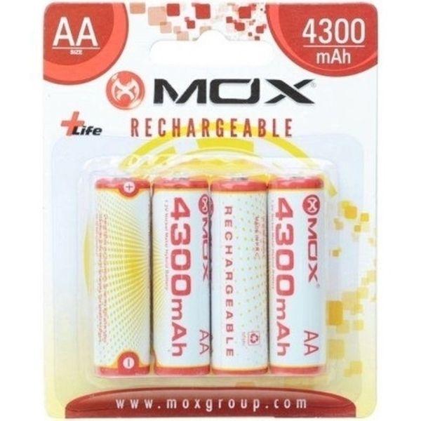 Imagem de Pilha AA Recarregavel Mox AA X4 4300MAH