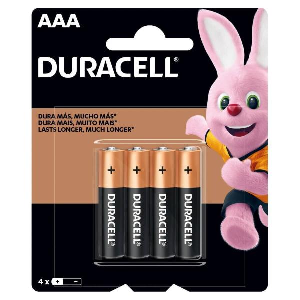 Imagem de Pilha Alcalina 1,5v AAA Duracell MN-2400 (C/4 Pilhas)