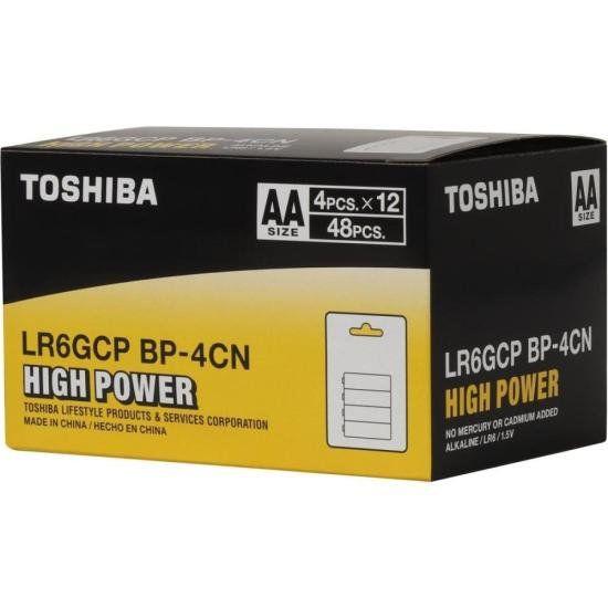 Imagem de Pilha Alcalina AA 1,5V LR6GCP (C/4 Pilhas)Toshiba