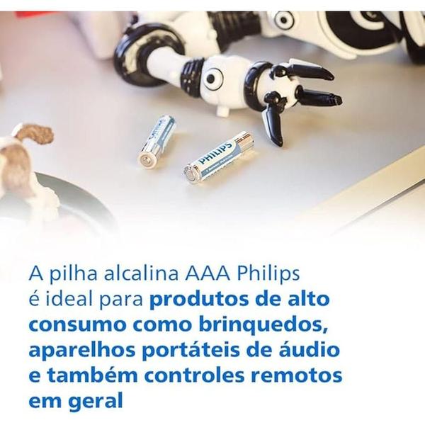 Imagem de Pilha Alcalina AA 4 Unidades LR6P4B/59 - Philips