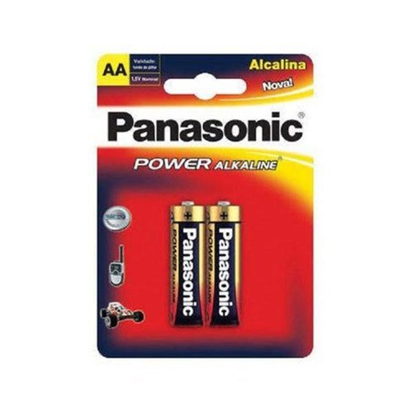 Imagem de Pilha Alcalina AA com 2 pçs - PANASONIC