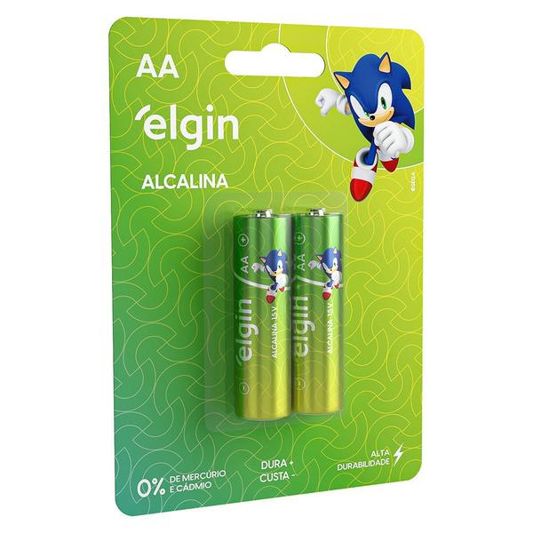 Imagem de Pilha Alcalina AA Energy Blister Com 2 Pilhas Elgin