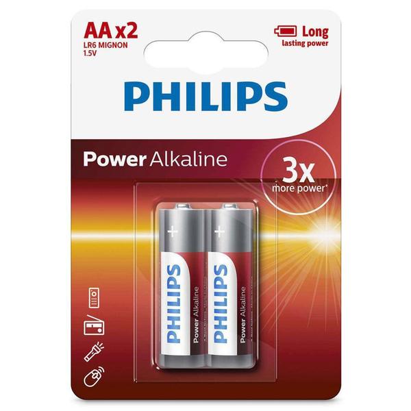 Imagem de Pilha Alcalina AA Par (pequena) LR6P2B/97 PHILIPS