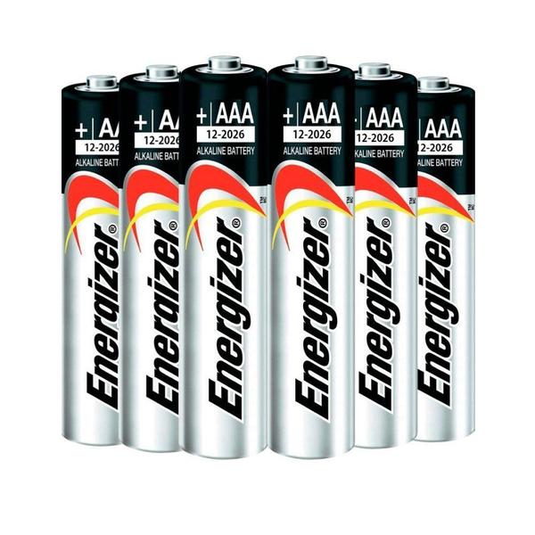 Imagem de Pilha Alcalina AAA 1,5V Max Energizer Cartela com 6 Pilhas