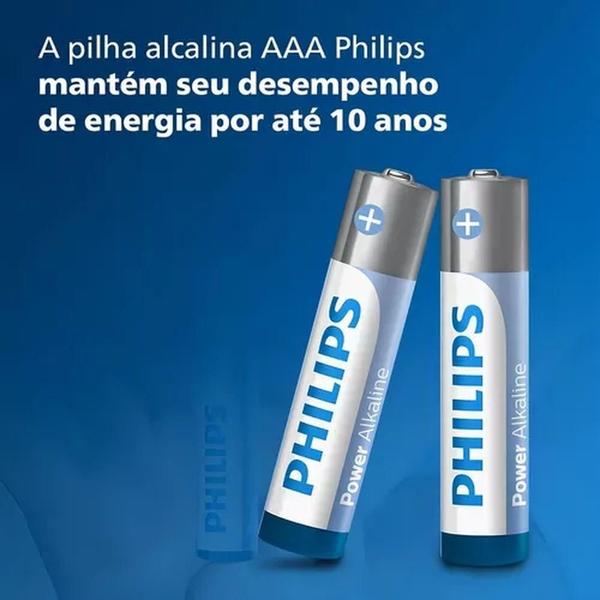 Imagem de Pilha Alcalina AAA 4 Unidades LR03P48/59 - Philips