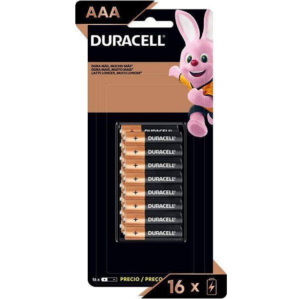 Imagem de Pilha Alcalina AAA Blister com 16 Duracell MN2400B16