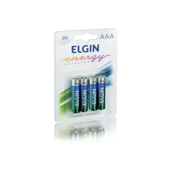 Imagem de Pilha Alcalina AAA Blister Com 4 Unidades - Elgin