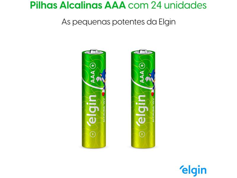 Imagem de Pilha Alcalina AAA ELE000000082154 Elgin 1,5V 2 Unidades