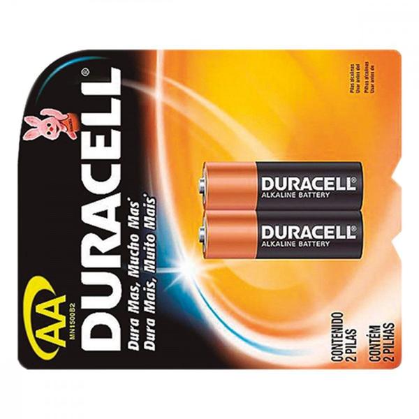 Imagem de Pilha Alcalina Duracell Peq.Aa2 C/2 . / Kit C/ 12 Unidades