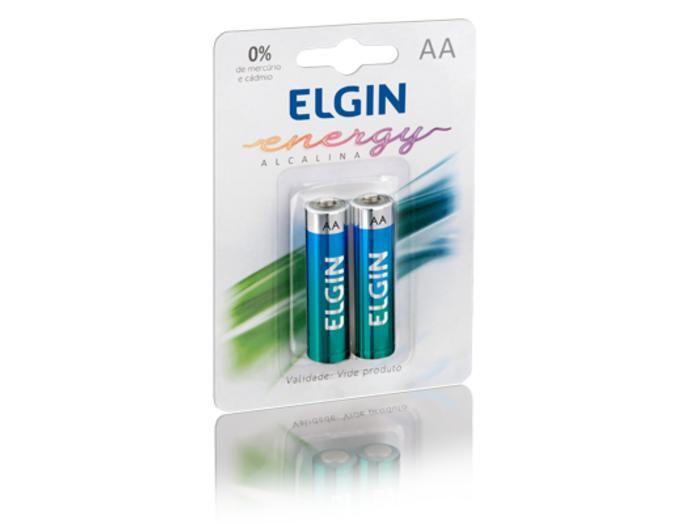 Imagem de Pilha alcalina elgin energy aa c/2 lr6 1.5v 82152