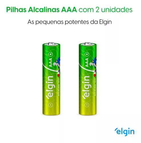 Imagem de Pilha alcalina palito aaa c/02 -  elgin