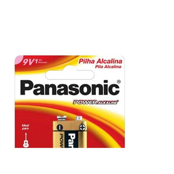 Imagem de Pilha Alcalina Panasonic Bateria 9V