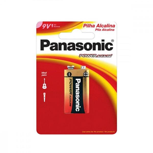 Imagem de Pilha Alcalina Panasonic Bateria 9V