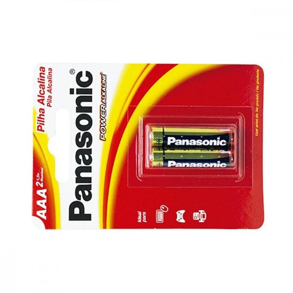 Imagem de Pilha Alcalina Panasonic Palito Aaa2 C/2