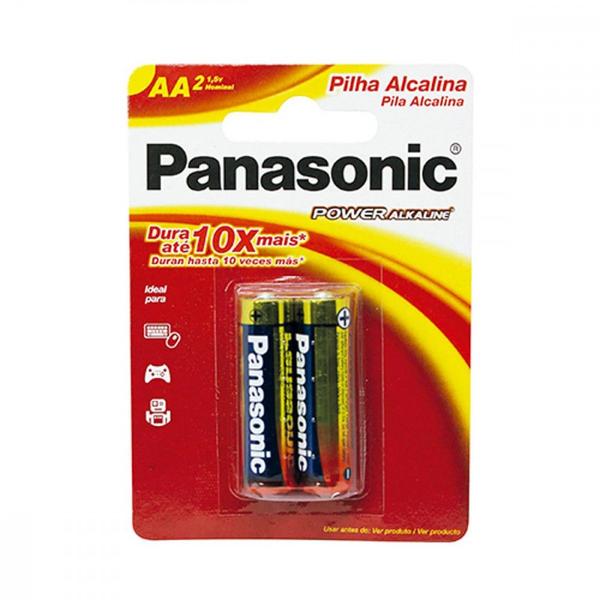 Imagem de Pilha Alcalina Panasonic Peq Aa2 C/2