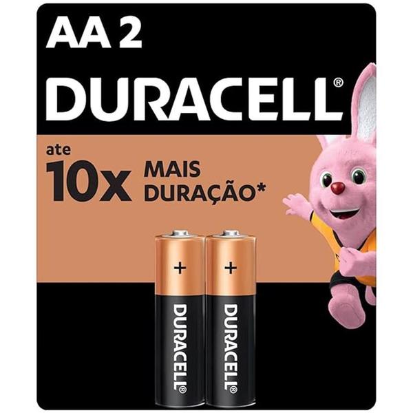 Imagem de Pilha Alcalina Pequena AA C/2 (96387) Duracell 