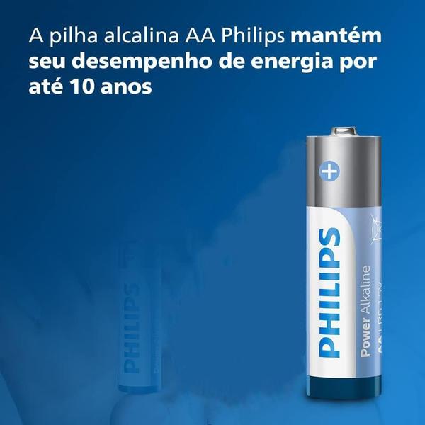 Imagem de Pilha Alcalina Philips Aa Lr6P16B/59 Mignon 1,5V Un