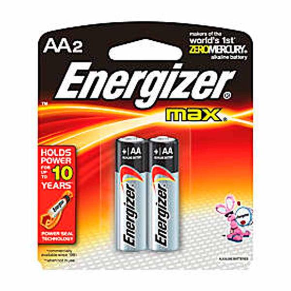 Imagem de Pilha Alkaline AA PEQUENA com 02 Energizer Max