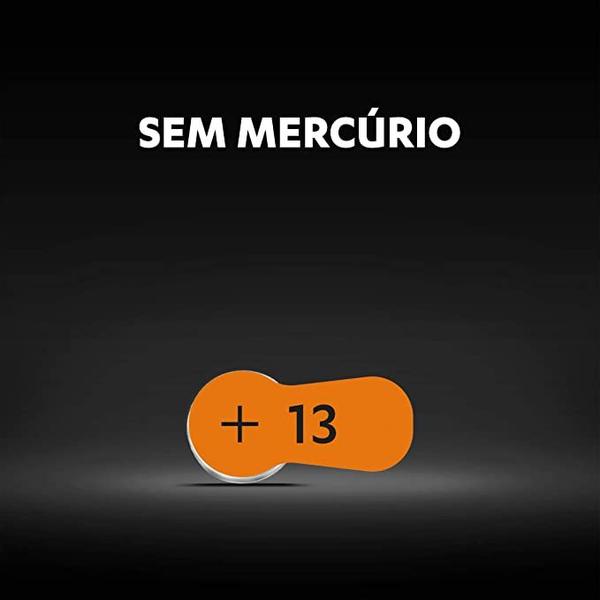 Imagem de Pilha Auditiva nº 13 Duracell com 6 unidades