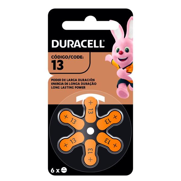 Pilha Auditiva Tamnaho 13 Cartela com 6 Unidades - Duracell Imagem de Pilha Auditiva Tamnaho 13 Cartela com 6 Unidades