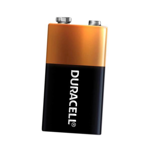 Pilha Bateria Alcalina Duracell 9V Kit 12 Imagem de Pilha Bateria Alcalina Duracell 9V Kit 12