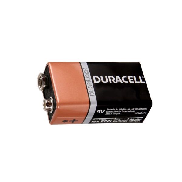 Pilha Bateria Alcalina Duracell 9V Kit 12 Imagem de Pilha Bateria Alcalina Duracell 9V Kit 12