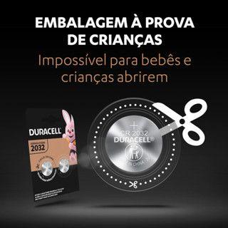 Pilha Bateria Duracell 2032 Redonda c/1 unidade - Original Imagem de Pilha Bateria Duracell 2032 Redonda c/1 unidade - Original