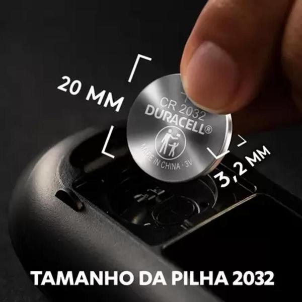 Imagem de Pilha Bateria Duracell Moeda Cr2032 Cartela C 2 Pilhas Kit 5