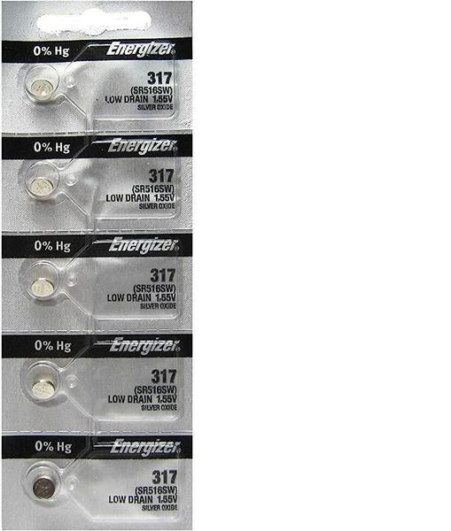 Imagem de Pilha Bateria Relógio 317 Sr516Sw Energizer C/5 Un