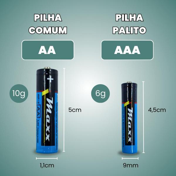 Imagem de Pilha Comum 60 Unidadas Pacote Caixa Pilhas Pequenas