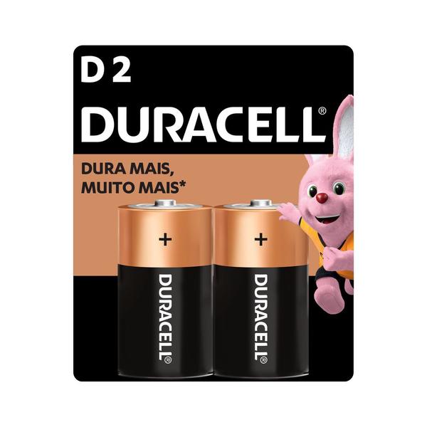 Pilha D Grande Duracell Com 2 Unidades Imagem de Pilha D Grande Duracell Com 2 Unidades