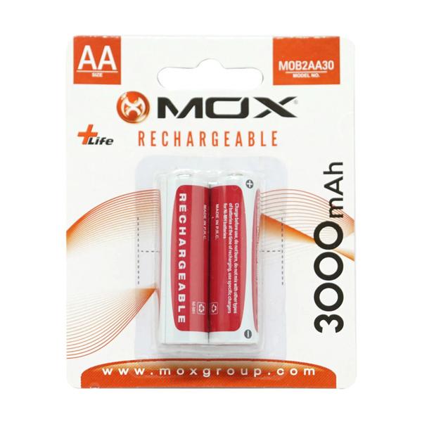 Imagem de Pilha Mox Recaregavel AA com 2 3000MAH