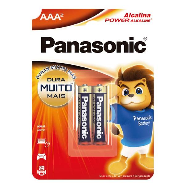 Imagem de Pilha Palito AAA Alcalina Panasonic - c/2 (caixa com 12 cartelas)