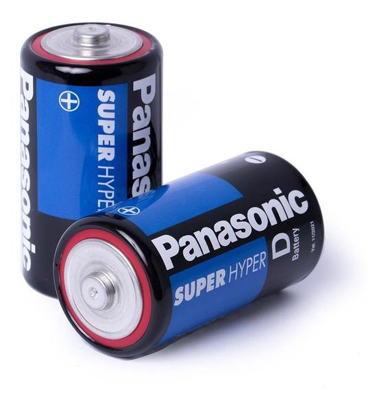 Imagem de Pilha Panasonic Superhyper Modelo Grande Tamanho D Comum Caixa Com 20 Unidades 1,5v Cilindrica