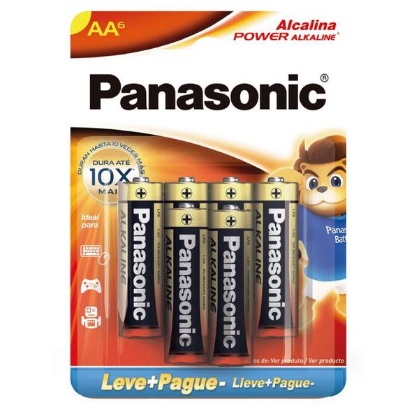 Imagem de Pilha Pequena AA Alcalina Panasonic - c/6 (caixa com 12 cartelas)