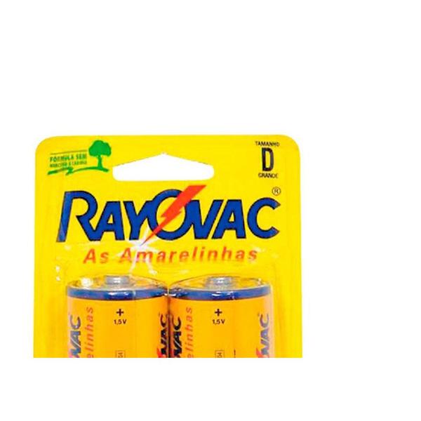 Imagem de Pilha Rayovac Amarela. Grande C/2