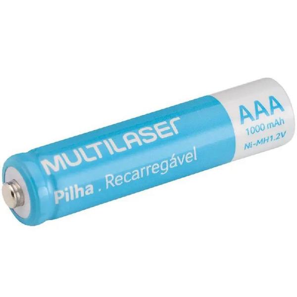 Imagem de Pilha Recarregável 2-AAA (PALITO)1000mah CB051 - MULTILASER