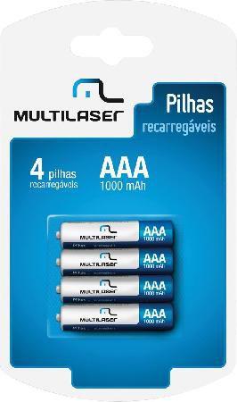 Imagem de Pilha Recarregavel AAA 1000MAH C/4 CB050