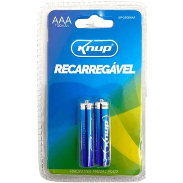 Imagem de Pilha Recarregável Aaa 1100mah C/2 Kp-2800aaa