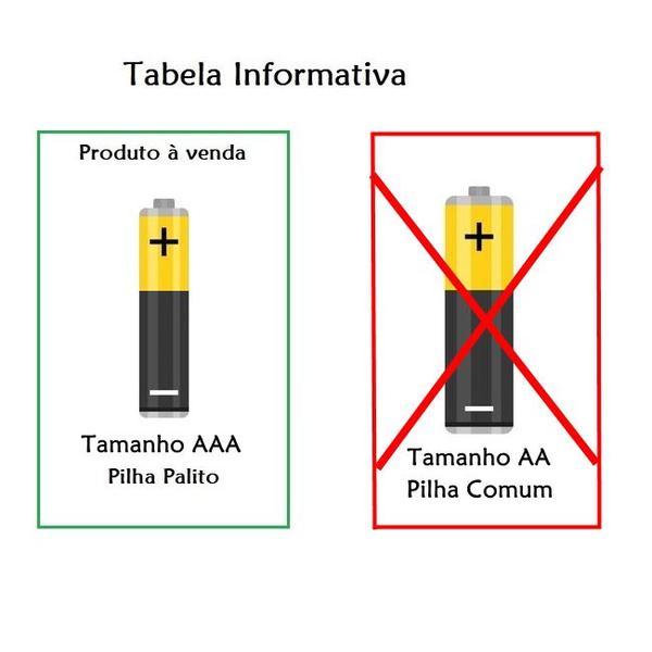 Imagem de Pilha recarregável AAA Palito MOX Alta capacidade - Kit com 4 Pilhas