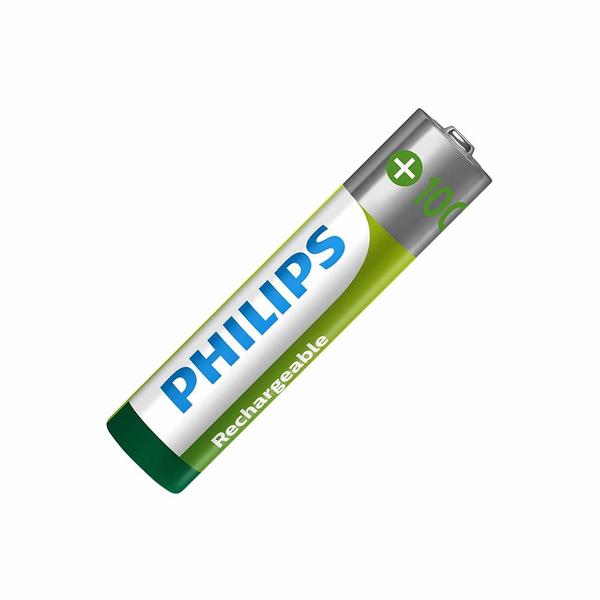 Imagem de Pilha recarregavel philips aaa 1000mah palito r03b4rtu10 c/4