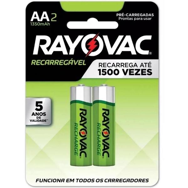 Imagem de Pilhas Aa Recarregavel Rayovac C/2Un Original